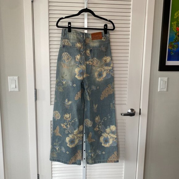 NWT Aelfric Eden Floral Baggy Jeans, Size 28 - Picture 2 of 12